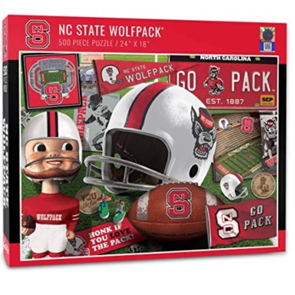 You the Fan 500 Pc Puzzle North Carolina State NC Wolfpack Football stadium NIP - Picture 1 of 1